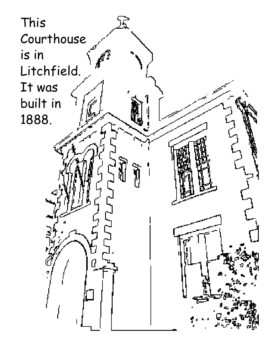 Corthouse Tour Coloring Book - Connecticut, Page 29