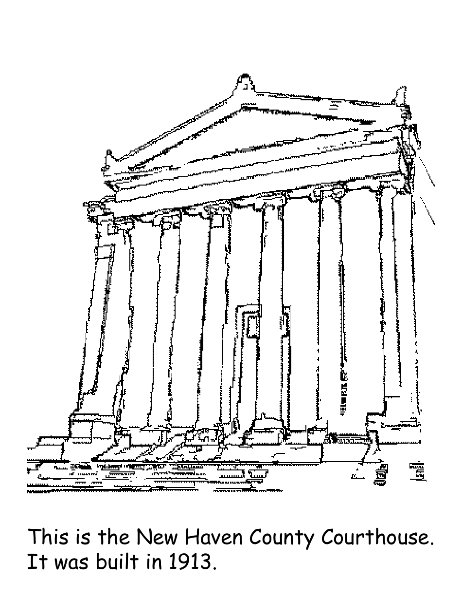 Corthouse Tour Coloring Book - Connecticut, Page 31
