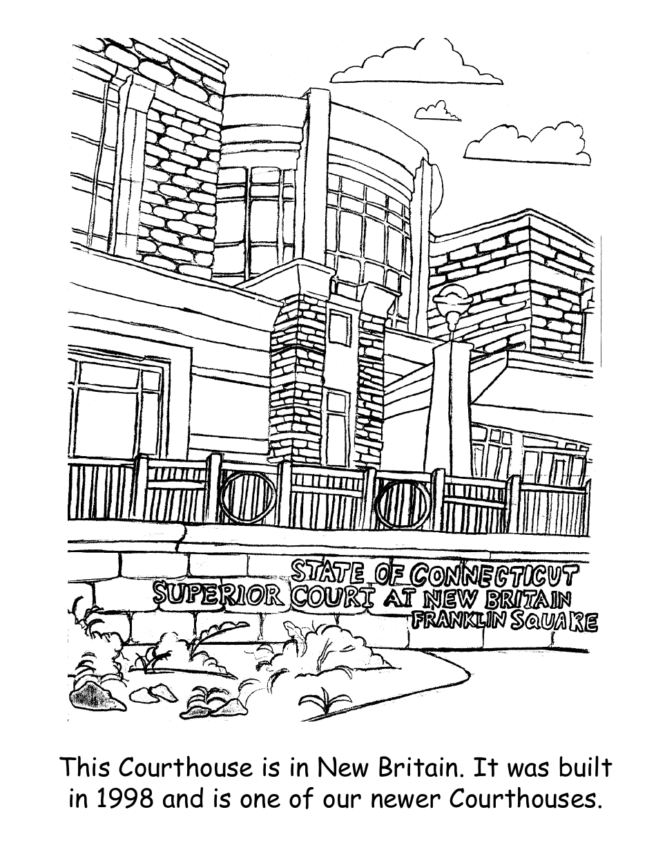 Corthouse Tour Coloring Book - Connecticut, Page 32