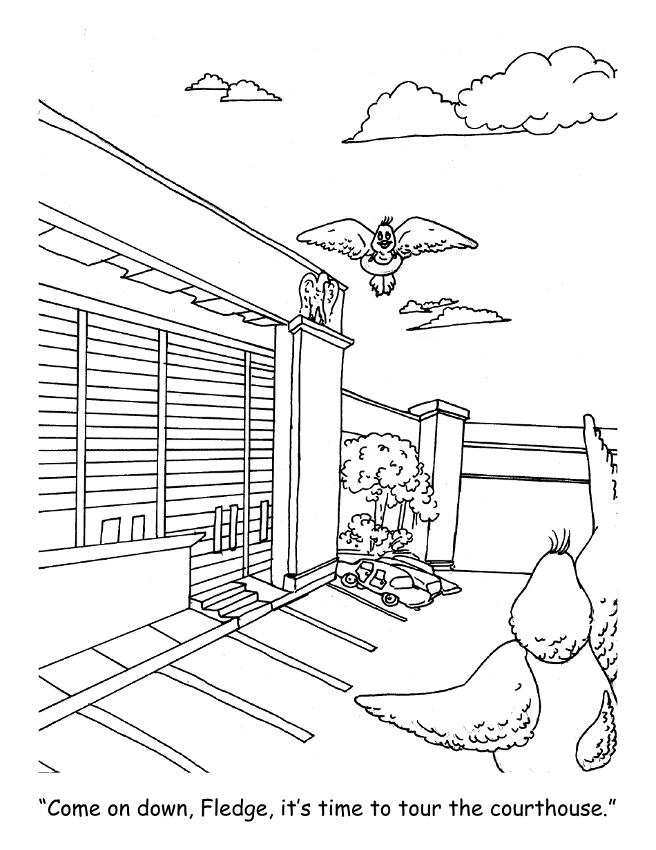 Corthouse Tour Coloring Book - Connecticut, Page 5