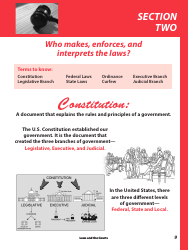 Laws and the Courts - a Workbook for Upper Elementary Students - Connecticut, Page 11