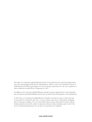 Laws and the Courts - a Workbook for Upper Elementary Students - Connecticut, Page 2