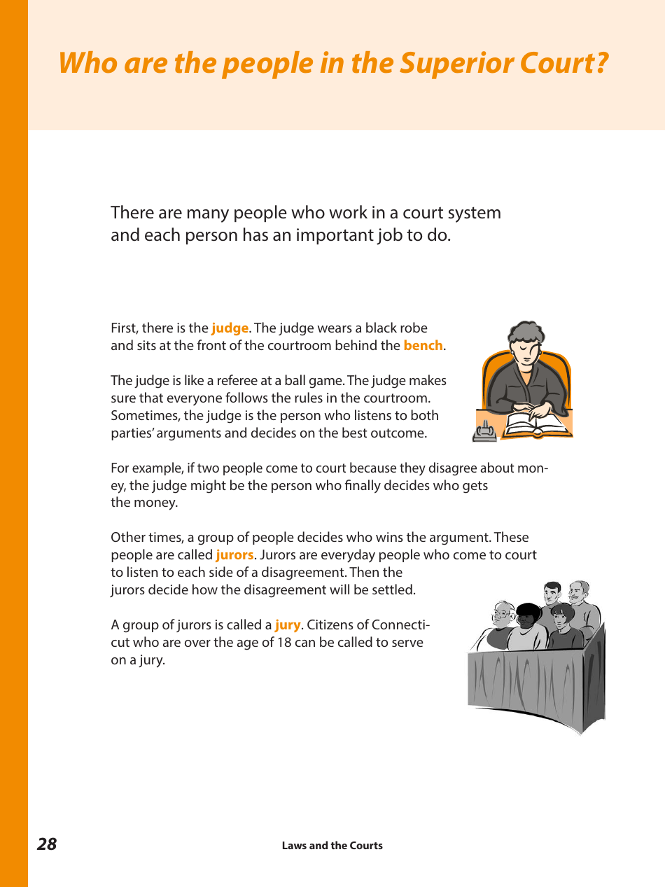 Laws and the Courts - a Workbook for Upper Elementary Students - Connecticut, Page 30