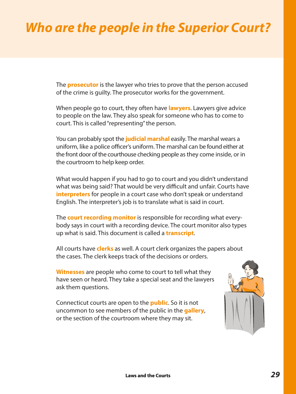 Laws and the Courts - a Workbook for Upper Elementary Students - Connecticut, Page 31