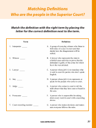Laws and the Courts - a Workbook for Upper Elementary Students - Connecticut, Page 33