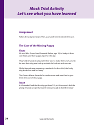 Laws and the Courts - a Workbook for Upper Elementary Students - Connecticut, Page 36