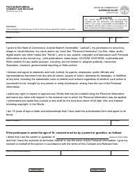 Document preview: Form JD-ES-338 Photograph/Media Consent and Release - Connecticut