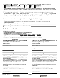 Form JD-FM-242 Joint Petition - Nonadversarial Divorce (Dissolution of Marriage) - Connecticut, Page 2