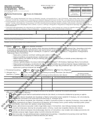 Form JD-FM-161P Custody/Visitation Application - Parent - Connecticut (Polish)