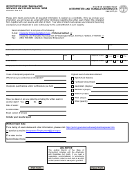 Document preview: Form JD-ES-326 Interpreter and Translator Services Unit Registration Form - Connecticut