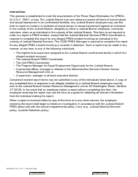 Form JD-ES-293 Prison Rape Elimination Act (Prea) Incident Report - Connecticut, Page 4