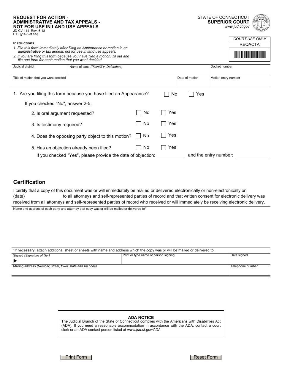 Form JDCV114 Fill Out, Sign Online and Download Fillable PDF
