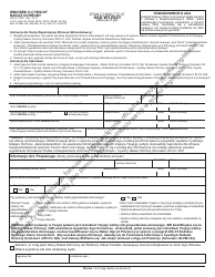 Form JD-CV-143P Application for Civil Protection Order - Connecticut (Polish)