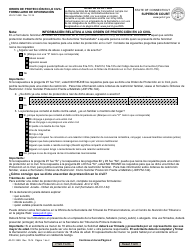 Formulario JD-CV-148S Orden De Proteccion En Lo Civil: Formulario De Informacion - Connecticut (Spanish)