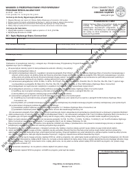 Form JD-CR-9P Application for Accelerated Pretrial Rehabilitation - Connecticut (Polish)
