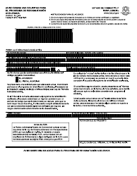 Form JD-CR-10 Notice of Application for Accelerated Pretrial Rehabilitation - Connecticut (English/Spanish), Page 2