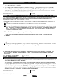 Form JD-CR-123 Application to Restrict or to Remove Restriction on Dissemination of Sex Offender Registration Information - Connecticut, Page 2