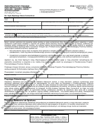 Document preview: Form JD-CR-126P Pretrial School Violence Prevention Program, Application, Order, Disposition - Connecticut (Polish)