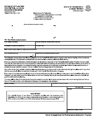 Document preview: Form JD-CR-167 Notice of Application for Pretrial Alcohol Education Program - Connecticut