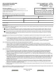 Document preview: Form JD-CR-154 Application for Supervised Diversionary Program - Connecticut