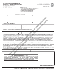 Document preview: Form JD-CR-167PT Notice of Application for Pretrial Alcohol Education Program - Connecticut (Portuguese)