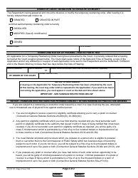 Form JD-CR-127 Temporary Restraining Order Witness Protection Application and Order - Connecticut, Page 2