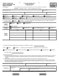 Form JD-FM-125 &quot;Order to Maintain Health Insurance for Minor Child(Ren)&quot; - Connecticut