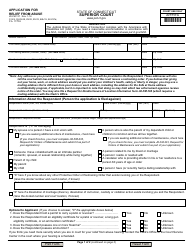 Form JD-FM-137 &quot;Application for Relief From Abuse&quot; - Connecticut