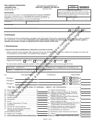 Document preview: Form JD-FM-6PT-LONG Financial Affidavit - Connecticut (Portuguese)