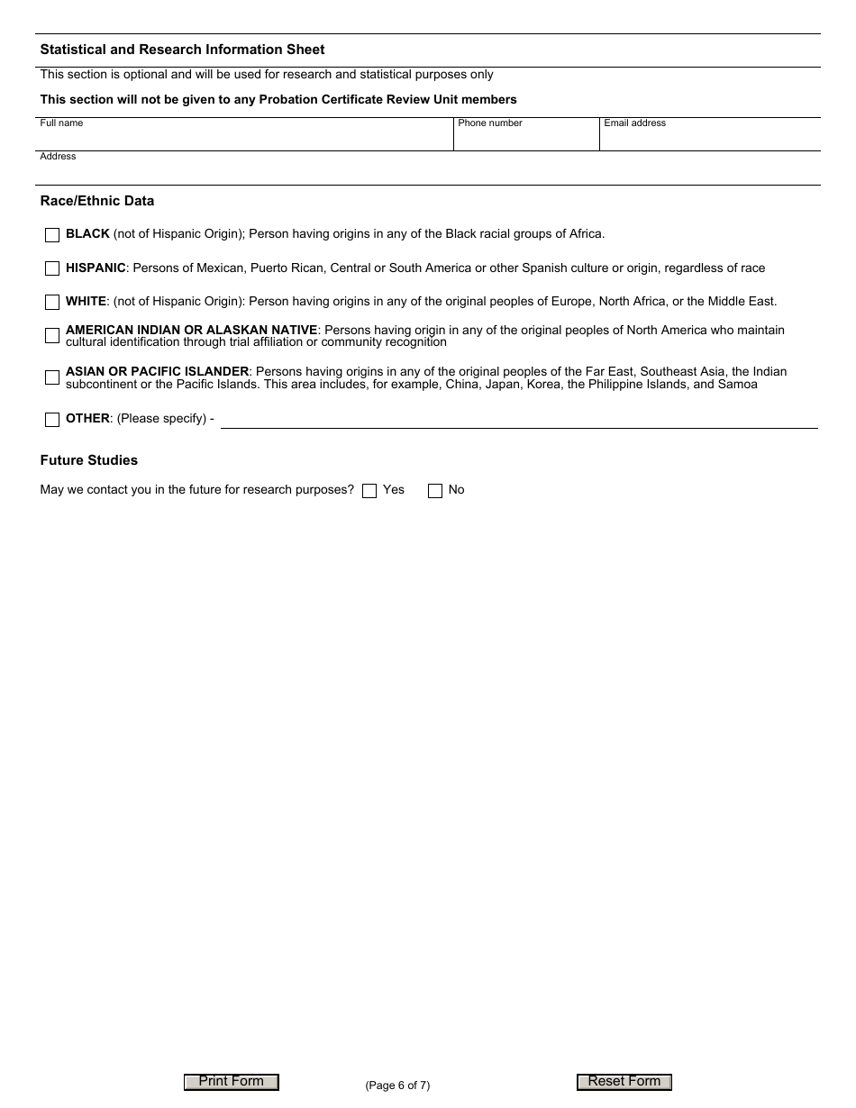 Form JD-AP-187 Certificate of Employability Application - Cssd - Connecticut, Page 6