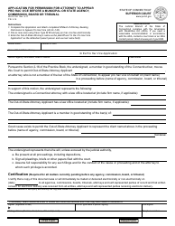 Document preview: Form JD-CL-142 Application for Permission for Attorney to Appear Pro Hac Vice Before a Municipal or State Agency, Commission, Board or Tribunal - Connecticut