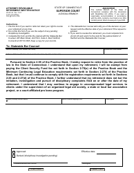 Form JD-GC-24 &quot;Attorney Revocable Retirement - Written Notice&quot; - Connecticut