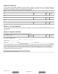 Form JD-GC-23 Application for Reinstatement - Connecticut, Page 6