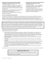Form JD-CL-46PT &quot;Authorization for Information&quot; - Connecticut (Portuguese), Page 2