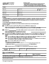 Form JD-JM-176 Juvenile Arrest Warrant Application - Connecticut, Page 4