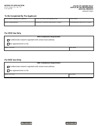 Form JD-VS-3 Notice of Application - Connecticut, Page 2