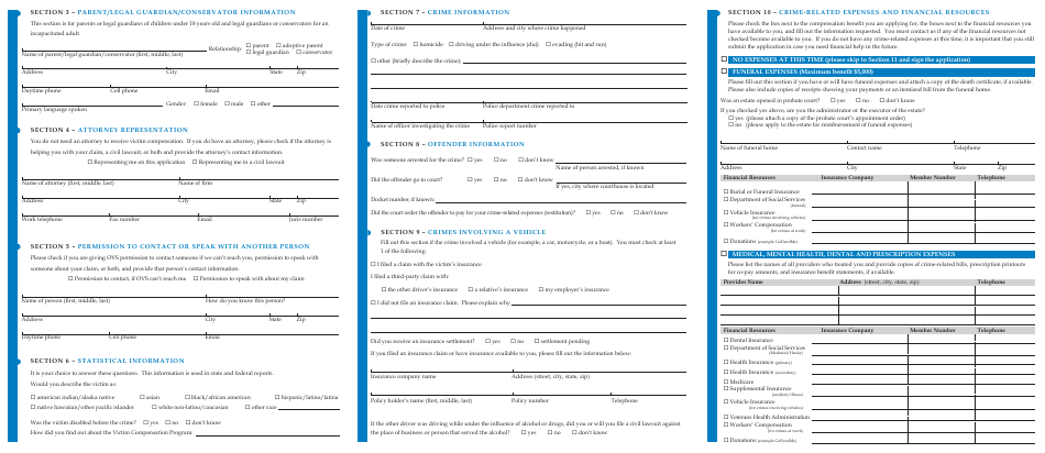 Form JD-VS-8SB Survivor Benefits - Application - Connecticut, Page 2