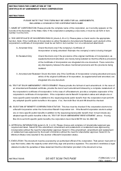 Form CAS-1-1.0 Certificate of Amendment - Stock Corporation - Connecticut, Page 3
