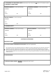 Form CIS-1-1.0 Certificate of Incorporation - Stock Corporation - Connecticut, Page 2