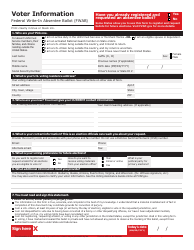 Form SF-186 Federal Write-In Absentee Ballot (Fwab), Page 2