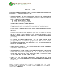 Agricultural Preservation Forestland Area Application Form - Delaware, Page 3