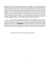 Sample Agricultural Lands Preservation Easement Agreement - Delaware, Page 3