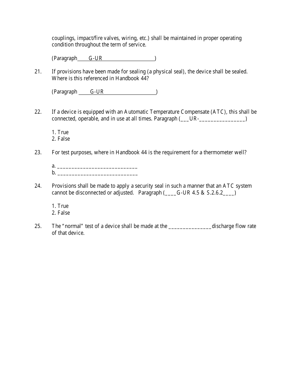 Examination for Registered Lpg Meter Technicians - Delaware, Page 3