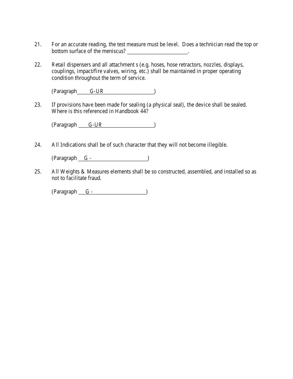 Examination for Registered Fuel Dispenser Technicians - Delaware, Page 3