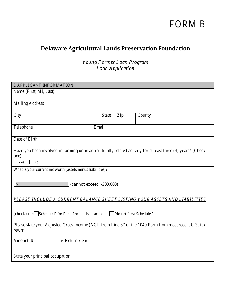 Farmland Purchase and Preservation Loan Program Procedures and Guidelines - Delaware, Page 10