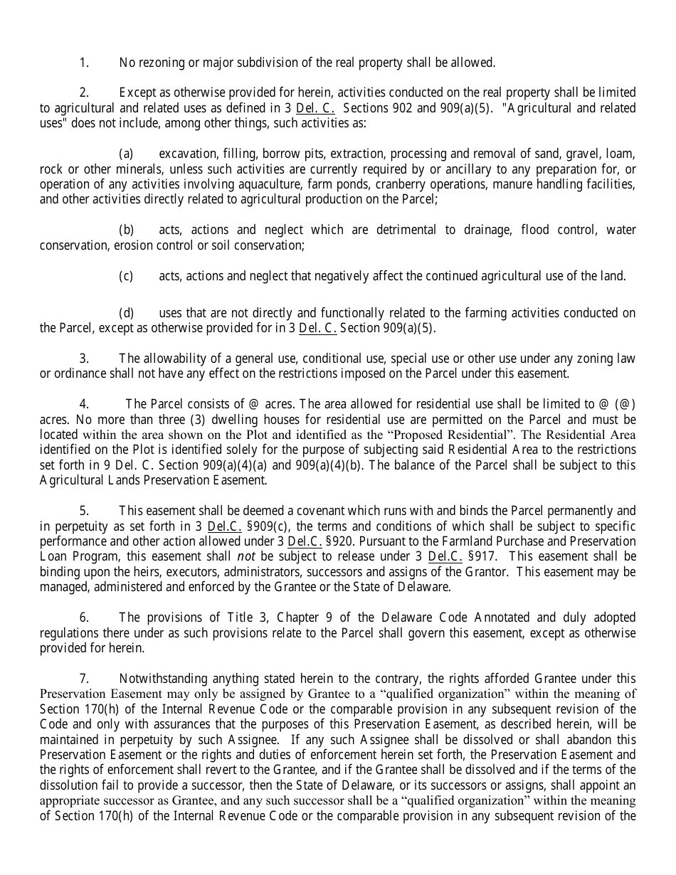 Farmland Purchase and Preservation Loan Program Procedures and Guidelines - Delaware, Page 15