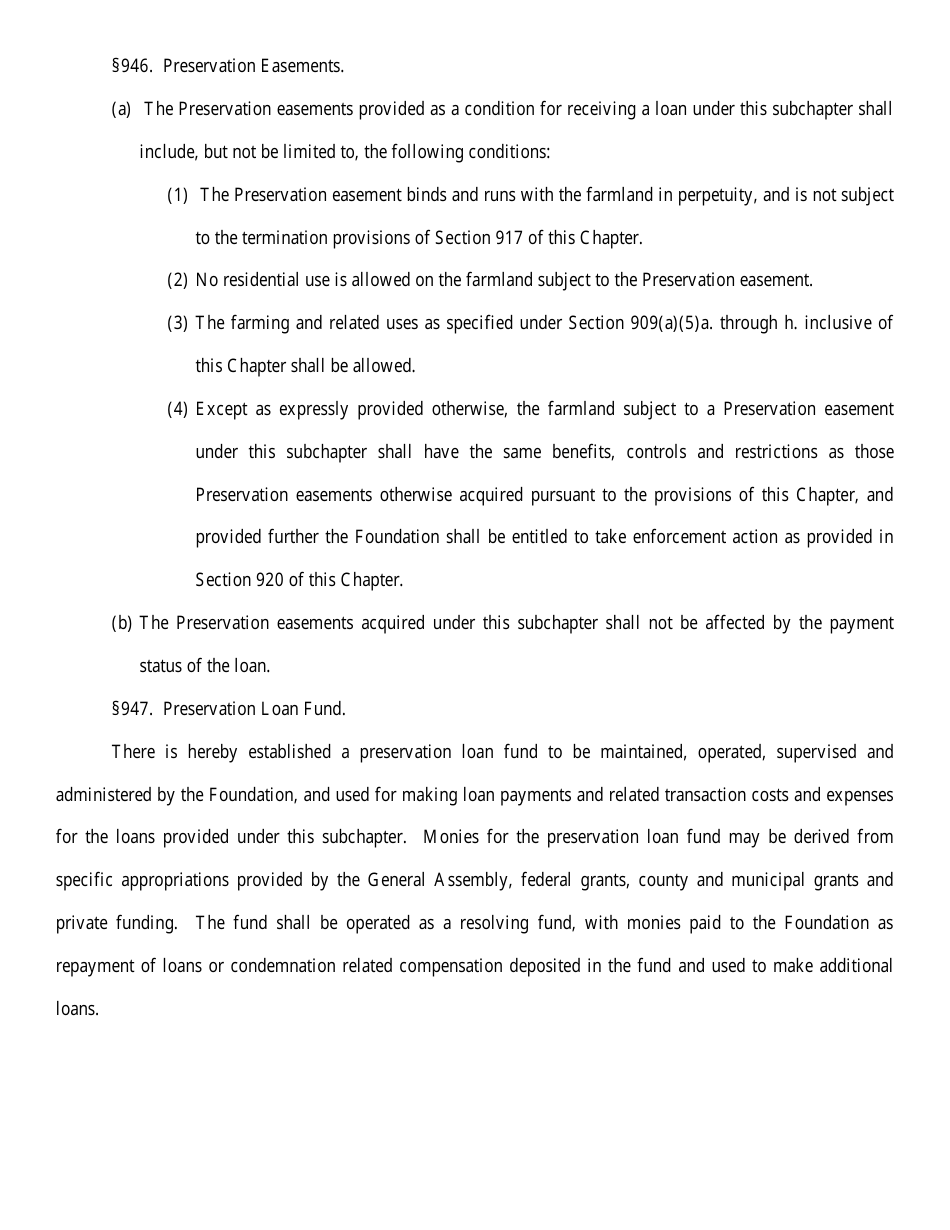 Farmland Purchase and Preservation Loan Program Procedures and Guidelines - Delaware, Page 21