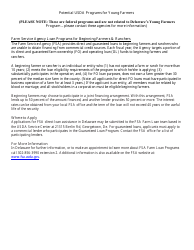Farmland Purchase and Preservation Loan Program Procedures and Guidelines - Delaware, Page 5