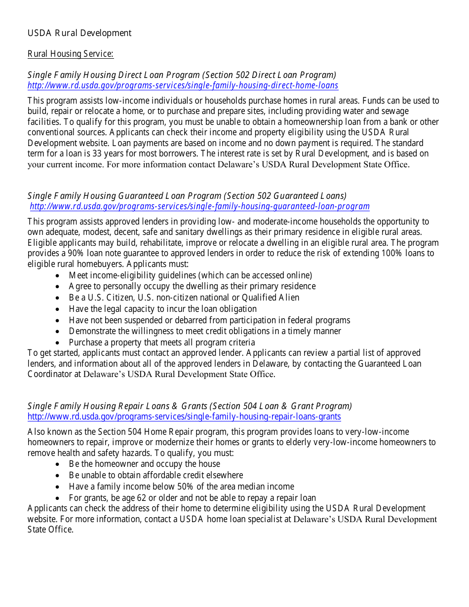 Farmland Purchase and Preservation Loan Program Procedures and Guidelines - Delaware, Page 6