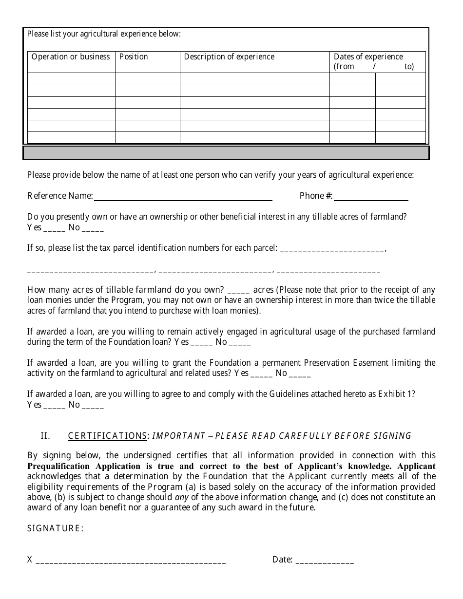 Farmland Purchase and Preservation Loan Program Procedures and Guidelines - Delaware, Page 9